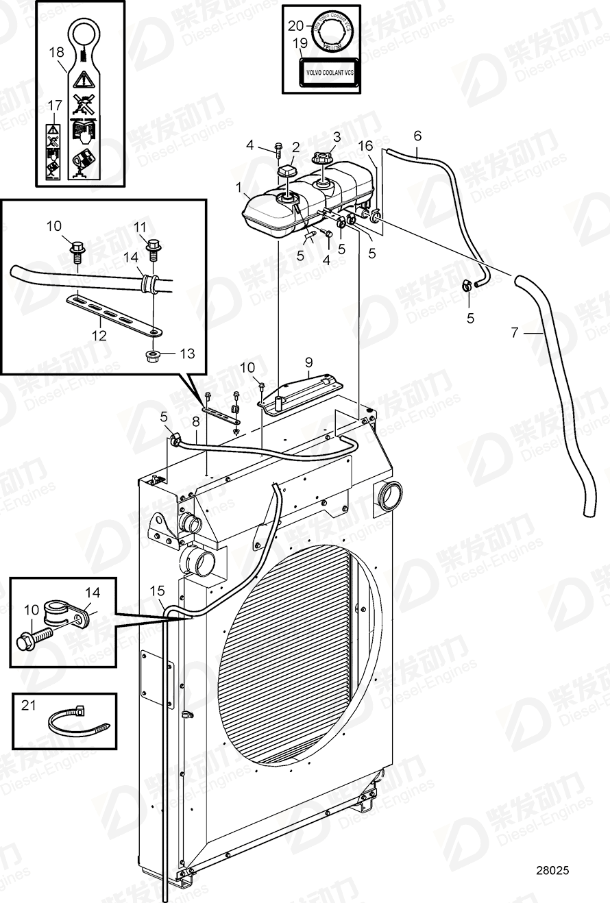 volvo penta Warning decal 3842724 Drawing volvo penta Warning decal 3842724 Drawing